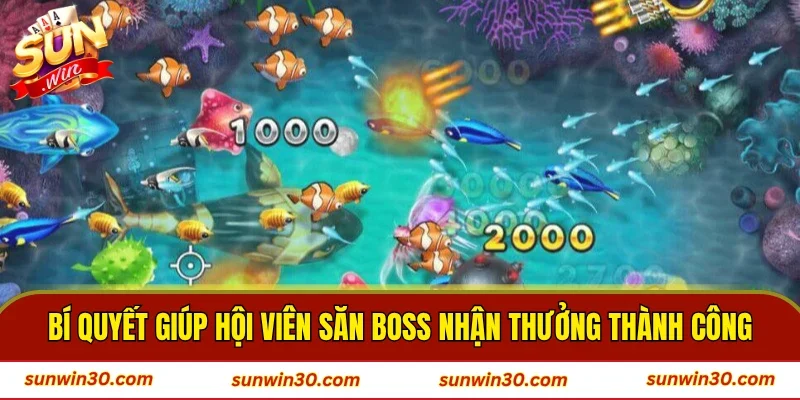 Bí quyết giúp hội viên săn boss nhận thưởng thành công