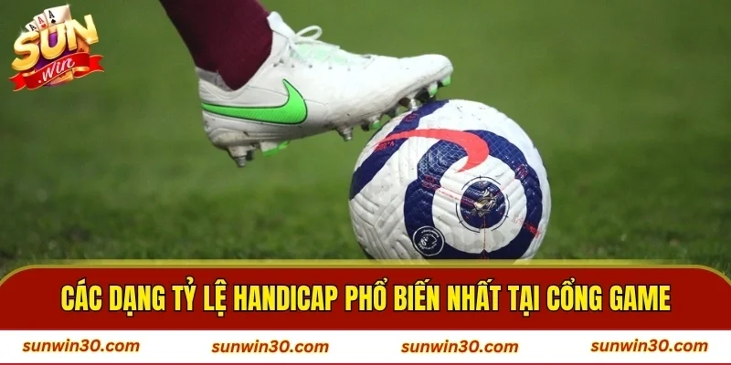 Các dạng tỷ lệ handicap phổ biến nhất tại cổng game