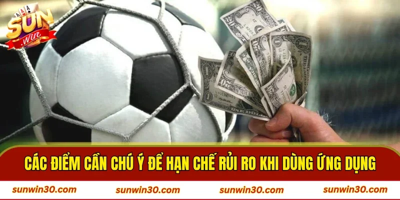 Các điểm cần chú ý để hạn chế rủi ro khi dùng ứng dụng