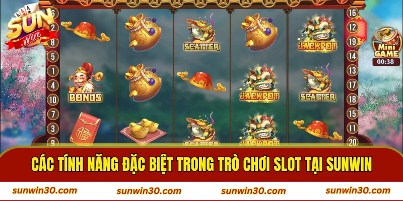 Các tính năng đặc biệt trong trò chơi slot tại SUNWIN