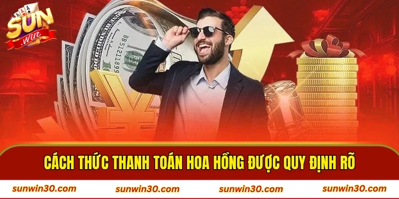Cách thức thanh toán hoa hồng được quy định rõ
