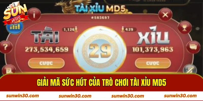 Giải mã sức hút của trò chơi tài xỉu MD5