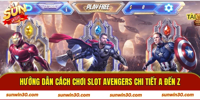 Hướng dẫn cách chơi slot Avengers chi tiết A đến Z