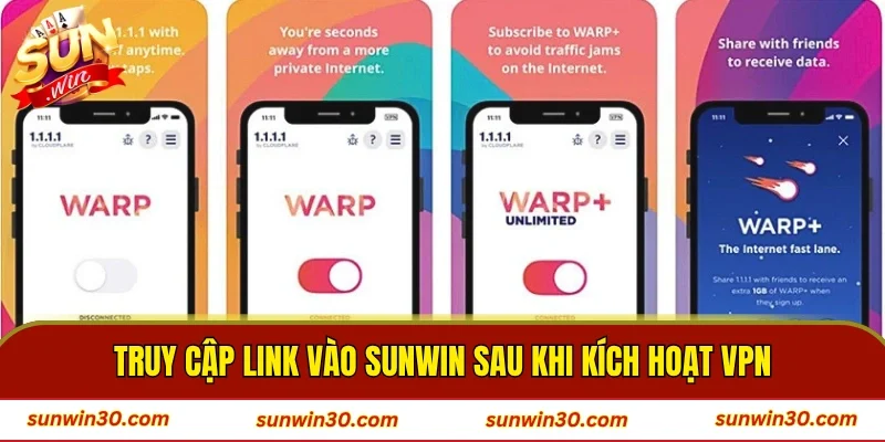 Truy cập link vào SUNWIN sau khi kích hoạt VPN